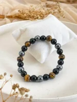Pulsera para adelgazar de la triple protección con hematita y magnetismo