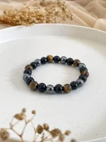 Pulsera para adelgazar de la triple protección con hematita y magnetismo