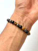 Pulsera para adelgazar de la triple protección con hematita y magnetismo
