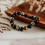 Pulsera para adelgazar de la triple protección con hematita y magnetismo