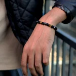 Pulsera para adelgazar de la triple protección con hematita y magnetismo