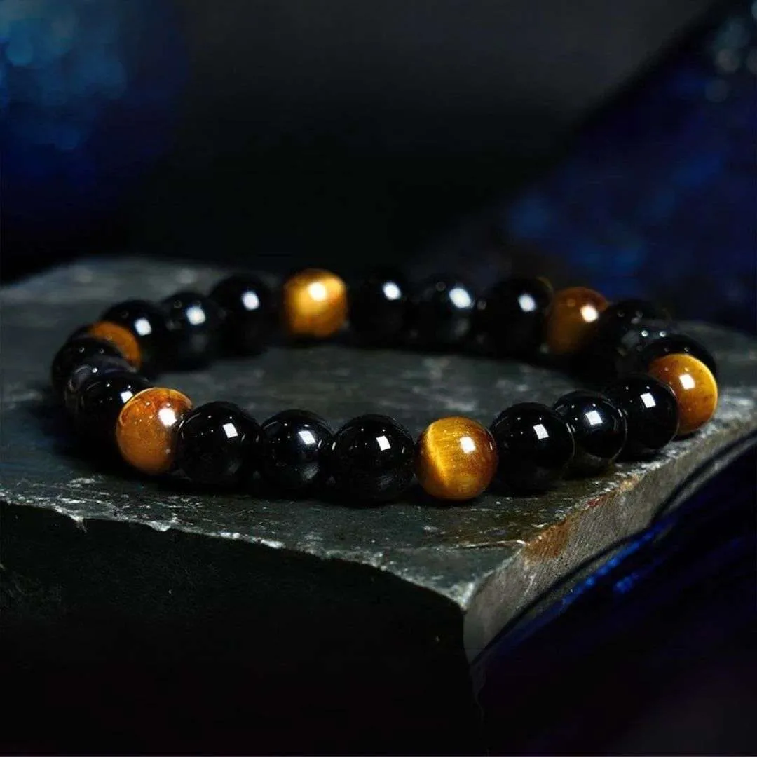 Pulsera para adelgazar de la triple protección con hematita y magnetismo Pulsera para adelgazar de la triple protección con hematita y magnetismo