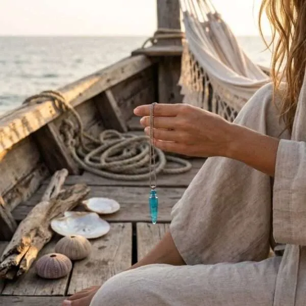 Difusor para aceites esenciales o perfume de cuarzo azul o cuarzo blanco