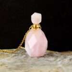Difusor cuarzo rosa, cuarzo amarillo o amatista para aceites esenciales