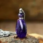 Difusor ojo de tigre, amatista o cuarzo rosa para aceites esenciales o perfume
