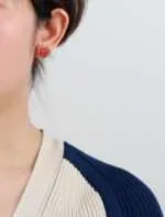 Pendientes boho del primer chakra “raíz” con jaspe rojo y forma de corazón