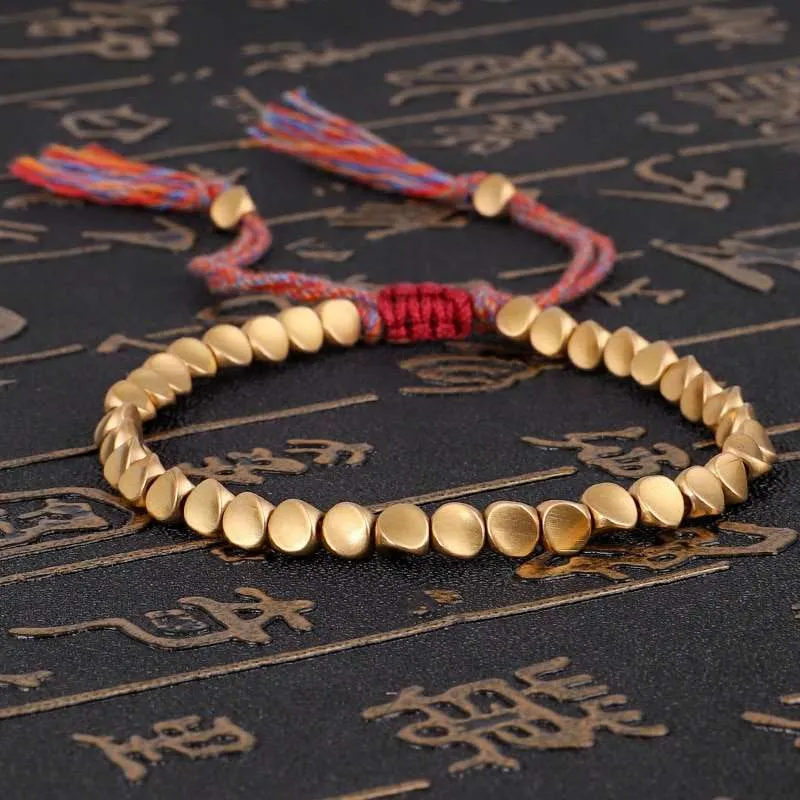 Pulsera de cobre tibetana medicinal del buen flujo de las energías Pulsera de cobre tibetana medicinal del buen flujo de las energías