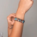 Pulsera bohemia para deshacer bloqueos de energía con ágata y jaspe