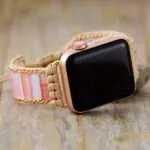 Correa Apple Watch selecta con diferentes piedras naturales de cuarzo
