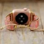 Correa Apple Watch selecta con cuarzo cristal, cuarzo fresa o cuarzo mezclado