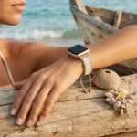 Correa Apple Watch selecta con cuarzo cristal, cuarzo fresa o cuarzo mezclado