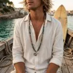 Collar Japa Mala de 108 Cuentas con Árbol de la Vida y Ganesha