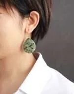Pendientes elegantes con lapislázuli, ojo de tigre o turquesa africana
