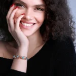 Pulsera del verdadero amor con ópalo y aventurina o turquesa y jaspe