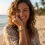 Pulsera del verdadero amor con ópalo y aventurina o turquesa y jaspe