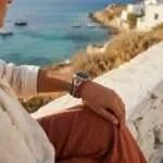 Correa Apple Watch arabesca con mezcla de piedras naturales (3 vueltas)
