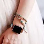 Pulsera de la confraternidad con piedras naturales