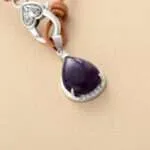 Gargantilla boho del aumento de la motivación con piedra de amatista
