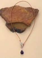Gargantilla boho del aumento de la motivación con piedra de amatista