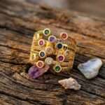 Anillo original de las estrellas fugaces y los sueños cumplidos con circonita