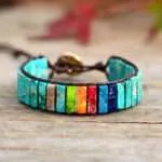 Pulsera del fluir de los 7 chakras con piedras energéticas