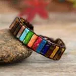 Pulsera del fluir de los 7 chakras con piedras energéticas
