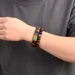 Pulsera del fluir de los 7 chakras con piedras energéticas