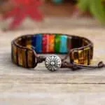 Pulsera del fluir de los 7 chakras con piedras energéticas