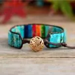 Pulsera del fluir de los 7 chakras con piedras energéticas