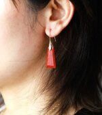 Pendientes bohemios de las 5 gemas naturales del equilibrio energético
