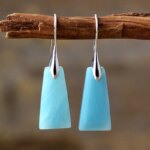 Pendientes bohemios de las 5 gemas naturales del equilibrio energético