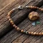 Gargantillas Bohemias con Bolitas de Piedra Natural