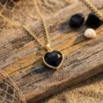 Collar del Amor Fructífero — Corazón de Piedra Natural