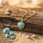 Collar del Amor Fructífero — Corazón de Piedra Natural