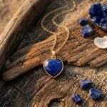 Collar del Amor Fructífero — Corazón de Piedra Natural