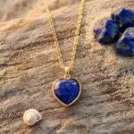 Collar del Amor Fructífero — Corazón de Piedra Natural