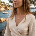 Collar del Amor Fructífero — Corazón de Piedra Natural