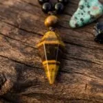 Conjunto Japa Mala 108 cuentas con Ojo de Tigre, Ónix y Turquesa Africana
