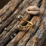 Anillo Boho de los Pensamientos Luminosos con Labradorita