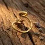 Anillo Boho de los Pensamientos Luminosos con Labradorita
