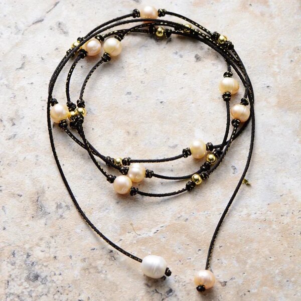 Collar de perlas - pulsera de la orilla de las aguas viejas