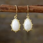 Pendientes boho de los 4 elementos con piedras semipreciosas