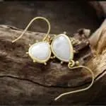 Pendientes boho de los 4 elementos con piedras semipreciosas