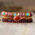 Pulsera del templo de las estrellas de labradorita