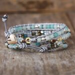 Pulsera del desbloqueo de patrones mentales negativos con amazonita