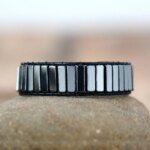 Pulsera para hombre del instinto de la supervivencia con hematita