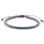 Pulsera unisex de los viajes astrales con piedras de hematita