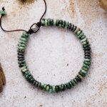 Pulseras unisex de mi derecho a ser feliz con piedras naturales de colores