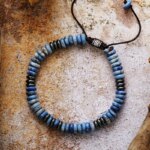 Pulseras unisex de mi derecho a ser feliz con piedras naturales de colores