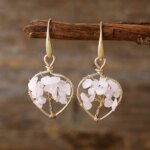 Pendientes espirituales del Árbol de la Vida con 7 piedras diferentes